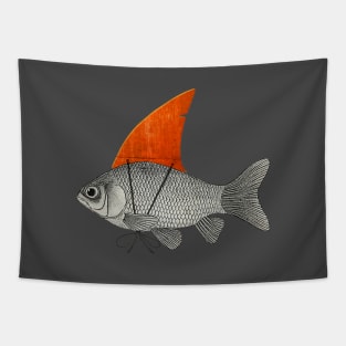 Fish with a Shark Fin Tapestry