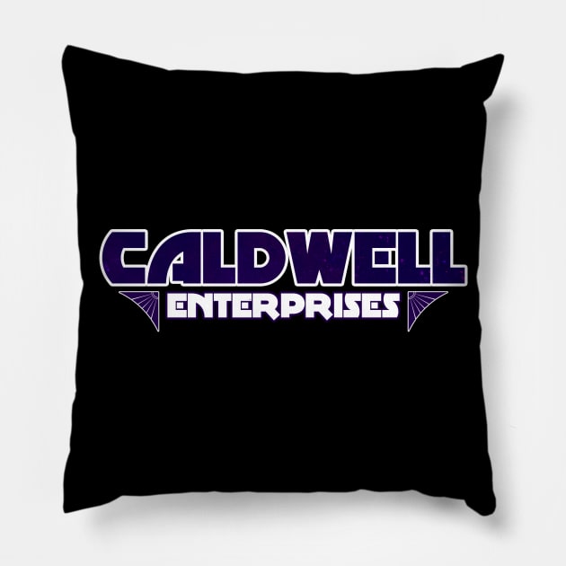 Caldwell Enterprises Logo Pillow by girlinspacepodcast