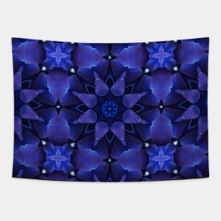 Royal Blue Hydrangea Pattern 3 Tapestry