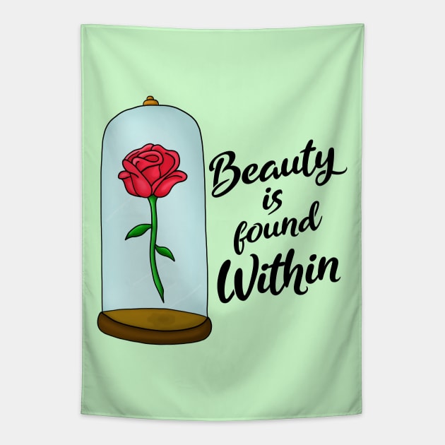 Beauty is Found Within Tapestry by JKP2 Art