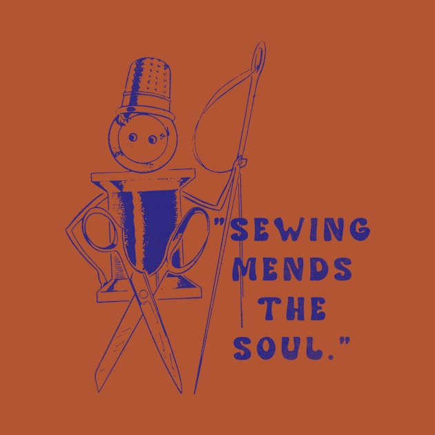 Sewing Mends The Soul by vokoban