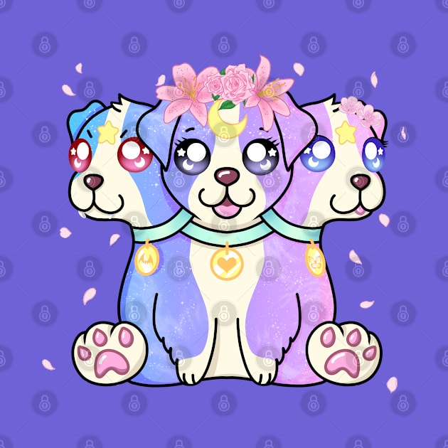 Kawaii Cerberus by Luna-Cooper