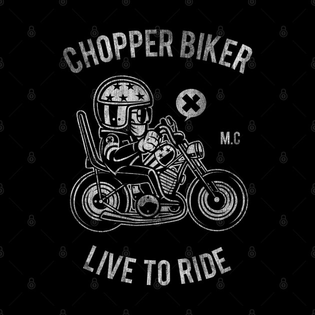 Chopper Biker by drewbacca