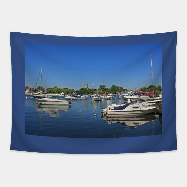 River Stour, Christchurch, Dorset, June 2022 Tapestry by RedHillDigital