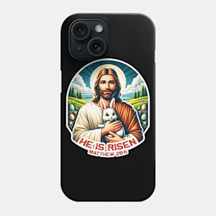 Matthew 28:6 He Is Risen Phone Case