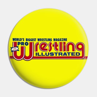 Pro Wrestling Illustrated 70s Logo Pin