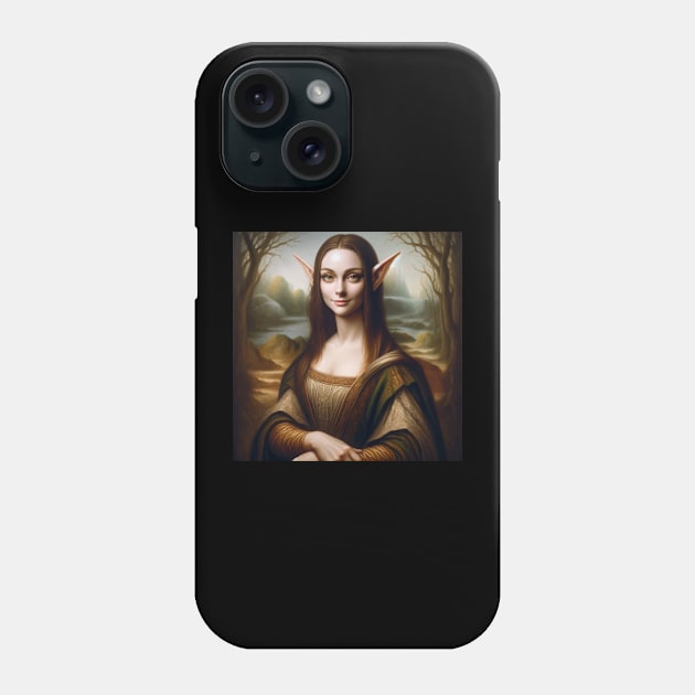 Mona Elf: The Enigmatic Helper Phone Case by Edd Paint Something