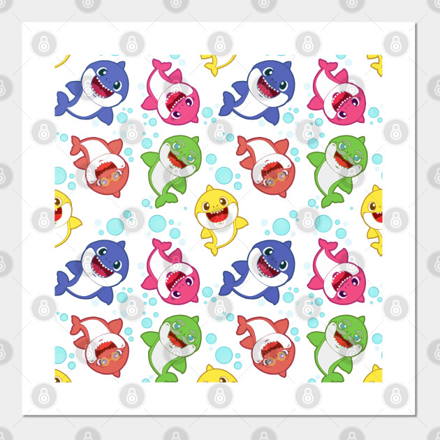 Baby Shark Family White Bg Version Baby Shark Posters And Art Prints Teepublic Uk Baby Shark Family White Bg Version Baby Shark Posters And Art Prints Teepublic Uk