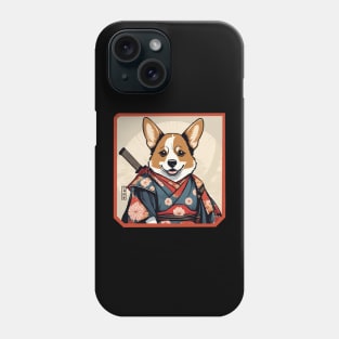 Samurai corgi Phone Case