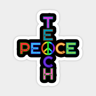 Teacher Shirt Peace Sign Shirt for Teacher Magnet