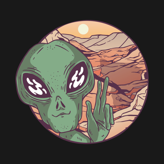 Mars ET Alien Extraterrestrial by UNDERGROUNDROOTS