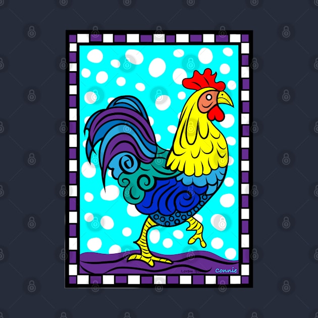 Handsome Rooster by Designs by Connie