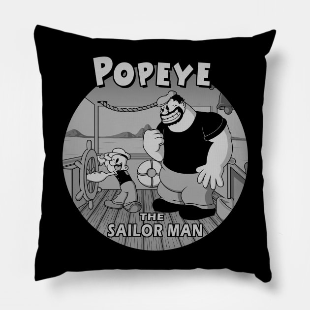 The Sailor Man! Pillow by Raffiti