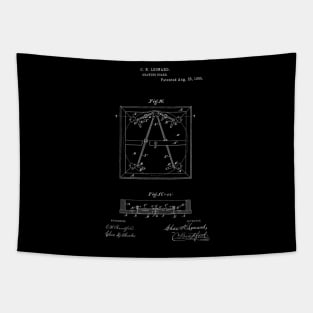 Drawing Board Vintage Patent Hand Drawing Tapestry