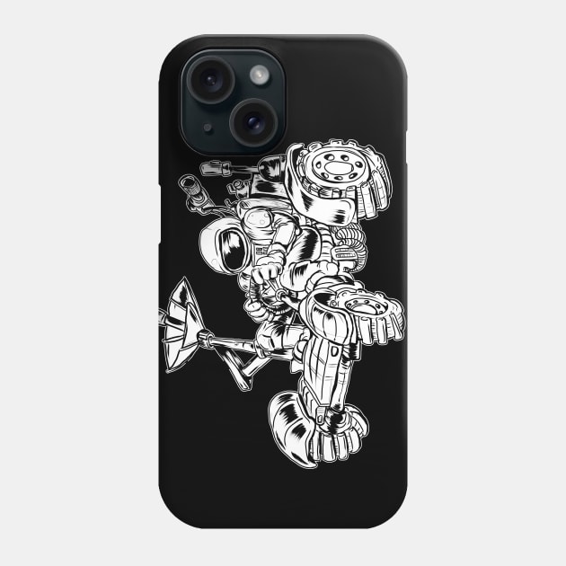 Driving on the Moon Phone Case by silentrob668