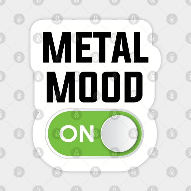 METAL MOOD ON Magnet by STUDIOVO