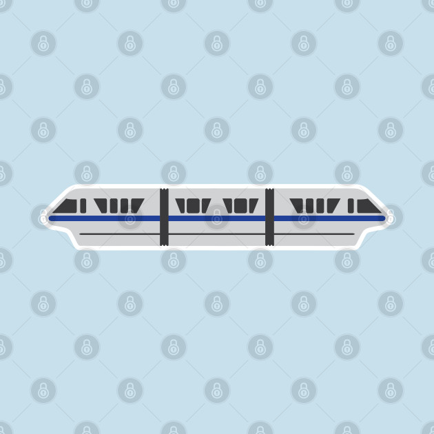 Discover Monorail - Dark Blue - Monorail - T-Shirt