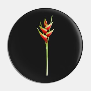 Red Heliconia Pin