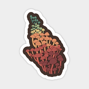 Autumn Mushrooms Magnet