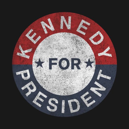 Vintage JFK Kennedy For President 1960 Washed by djhemp