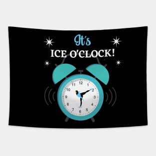 It's Ice O'clock - Time for Ice Skating Tapestry