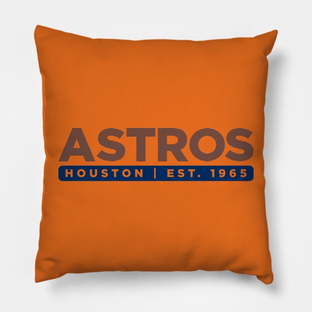 Astros #1 Pillow by HooPet