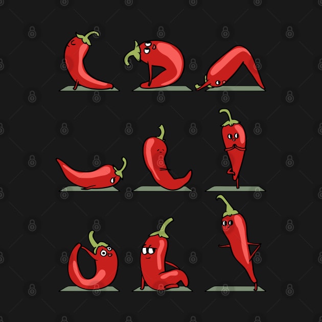 Chilli Pepper Yoga by huebucket