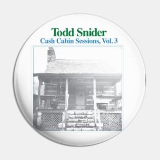 Todd Snider - Cash Cabin Sessions, Vol. 3 Tracklist Album Pin