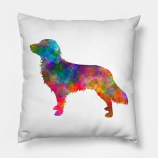 Small Munsterlander in watercolor Pillow