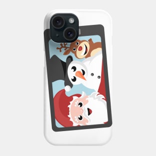 Santa Claus taking selfie Phone Case