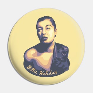 Billie Holiday Portrait Pin