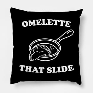 Omelette that slide Pillow