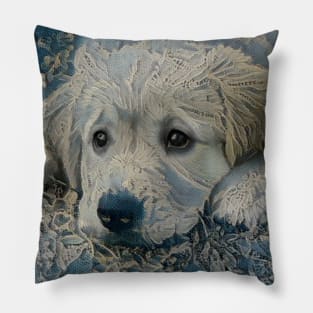 Finnegan Golden Pup Pillow