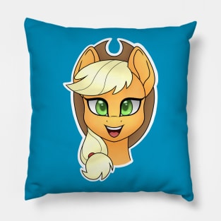 Applejack Headshot Pillow