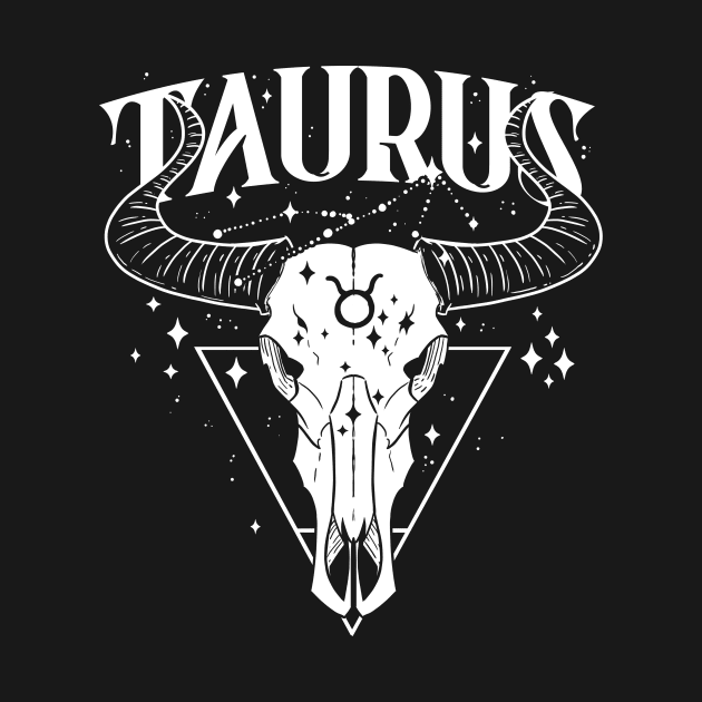 TAURUS Animal Green Witch Shirt Skull Astrologers by Juandamurai