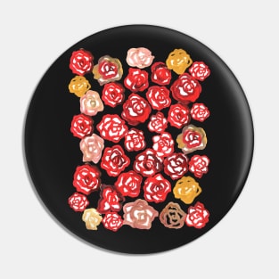 field of roses Pin