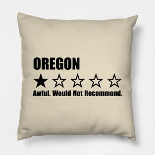 Oregon One Star Review Pillow