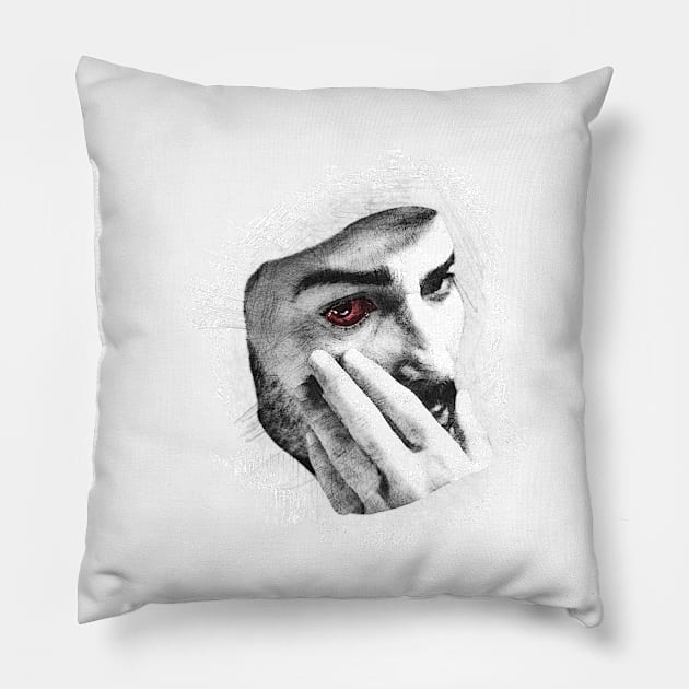 Prey Drawing Pillow by TortillaChief