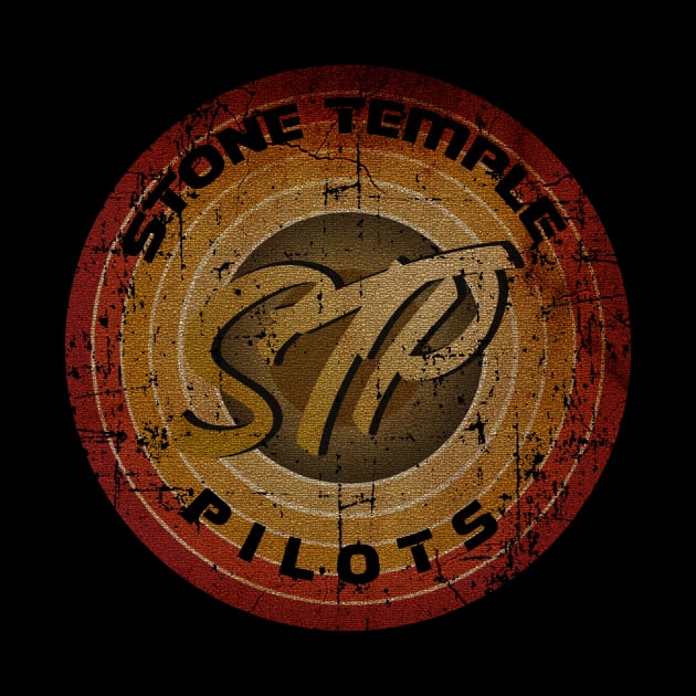 STP - Stone Temple Pilots, circle vintage retro faded by arjunthemaniac