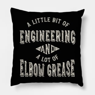 Funny Robotics Saying A Little Bit of Engineering Pillow