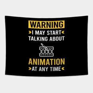 Warning Animation Tapestry