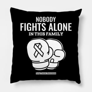 Lung Cancer Awareness Pillow