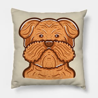 Cute Brussels Griffon Dog Pillow