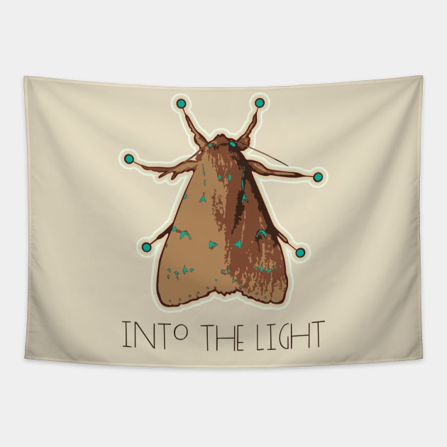 moth Tapestry by petelpaun