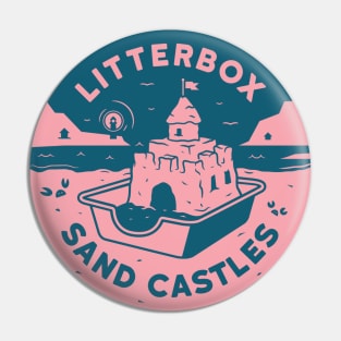 Litterbox Sand Castles Pin