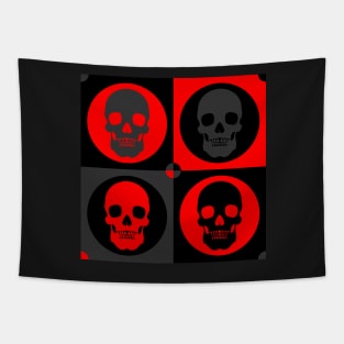 Skull Pattern Version 2 | Pop Art Tapestry