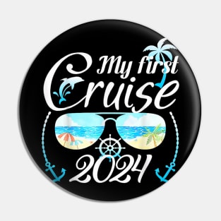 My First Cruise 2024 -Family Vacation Cruise Ship Travel Pin