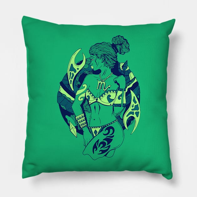 Ngreen Scorpio Beauty Pillow by kenallouis