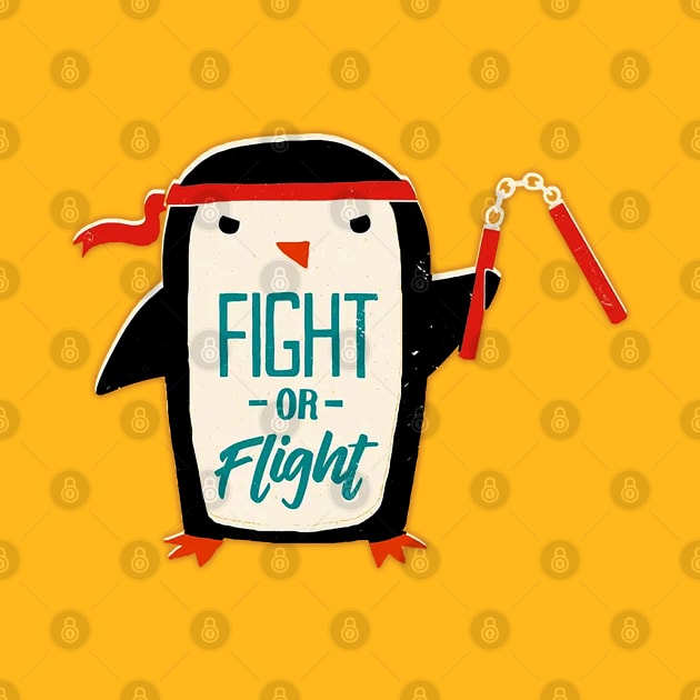 Penguin Fight Or Flight by Zac Brown