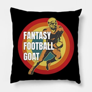 Fantasy Football GOAT, Greatest Fantasy Football Player, 2021 Fantasy Football Champion, Fantasy Football Gift, 2021 FFL Champ Pillow